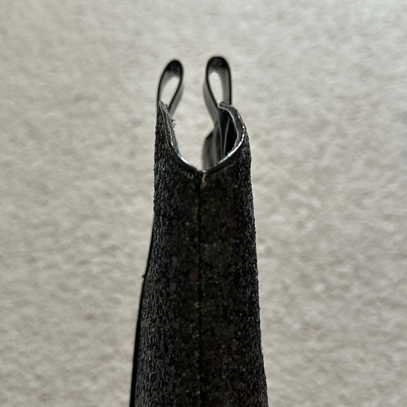 NWOT Lemon Drop black sparkle cowboy boots - Picture 13 of 16